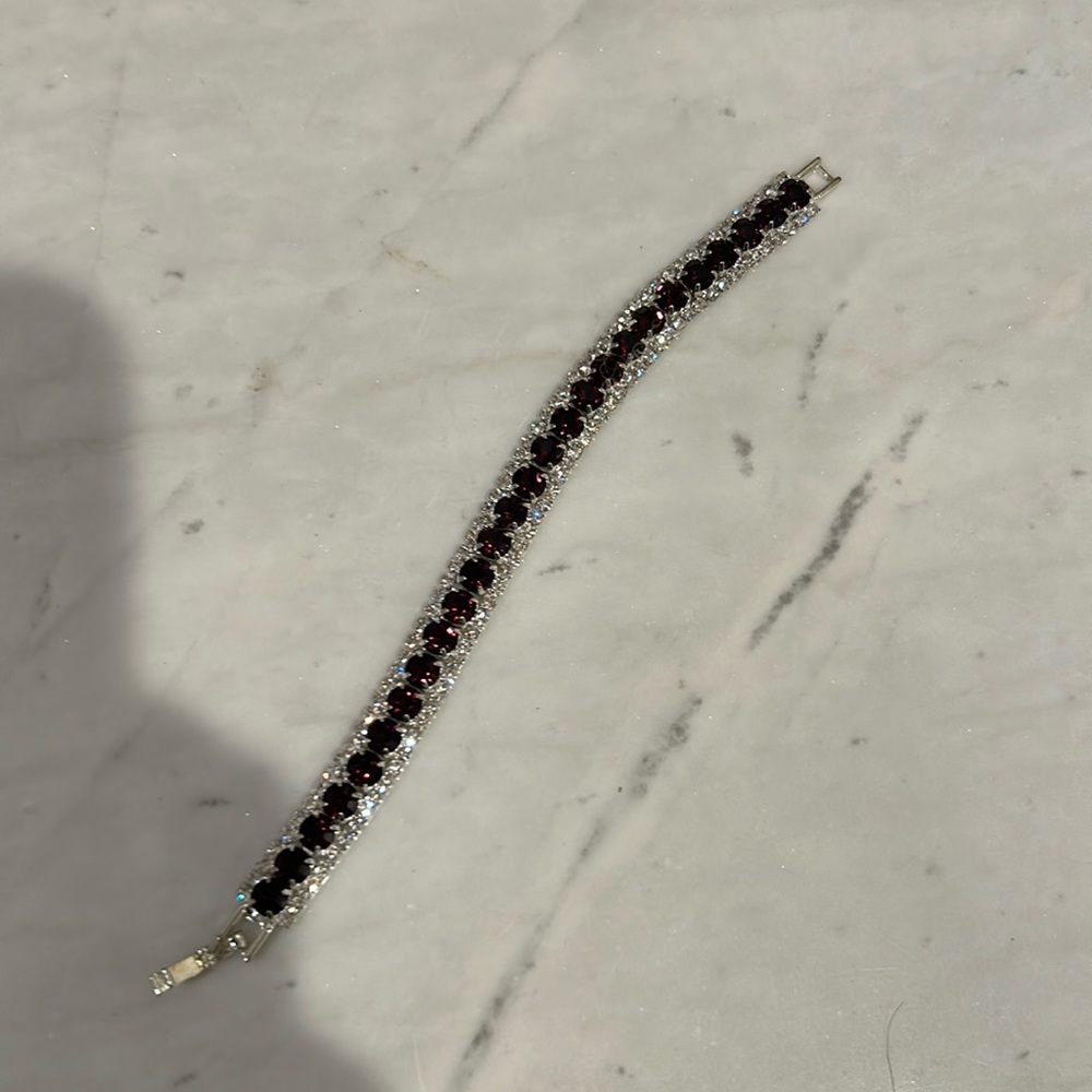 Purple stone bracelet